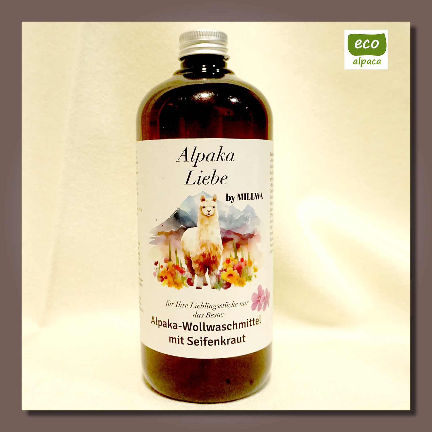 Alpaka Liebe - Alpaka Wollwaschmittel mit Seifenkraut / alpaca wool detergent with soapwort